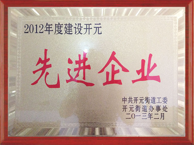 2012先進(jìn)企業(yè)